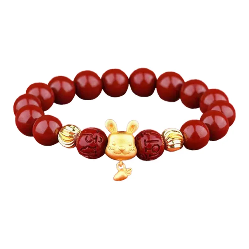 Baozhi Cinnabar Bracelets Unisex-9