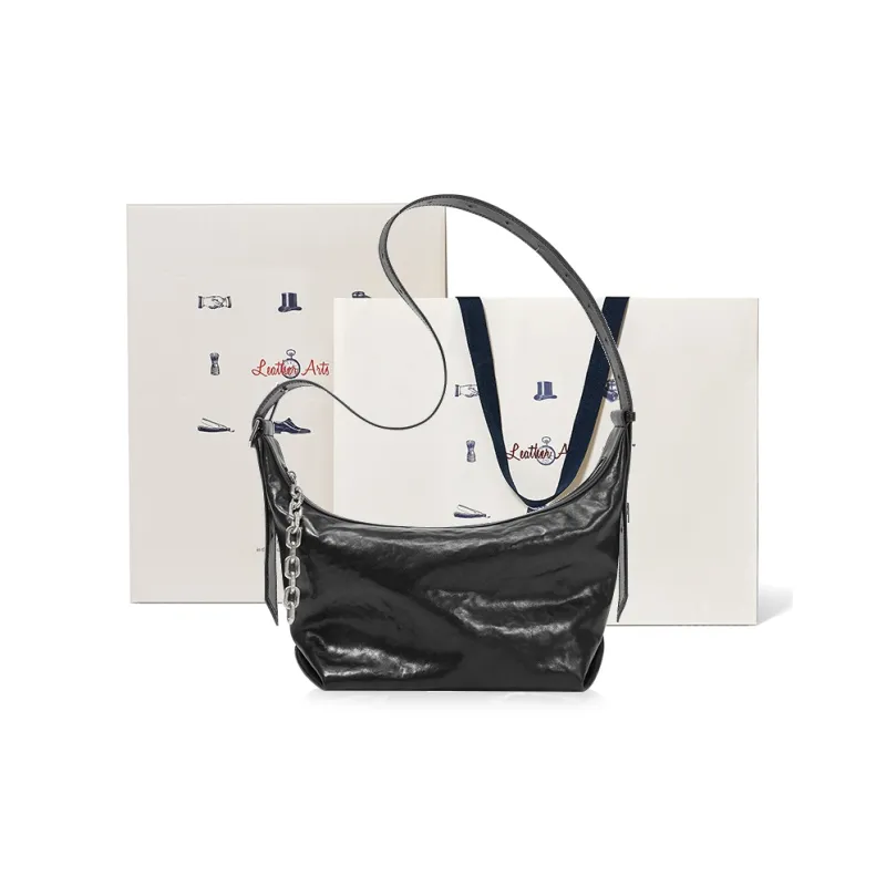 BVP Cow Leather Shoulder Bag Unisex Multicolor-22