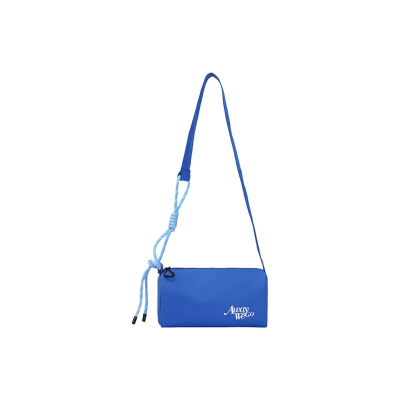 Subtle Fabric, PU Crossbody Bag Unisex Khaki/Blue/Green/Pale Green-9