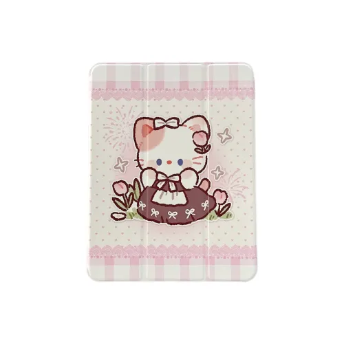 CORBELLATI TPU Material Floral Kitten Compatible With Apple IPad Pro Air 11/10/13 Inch Tablet Protective Cases