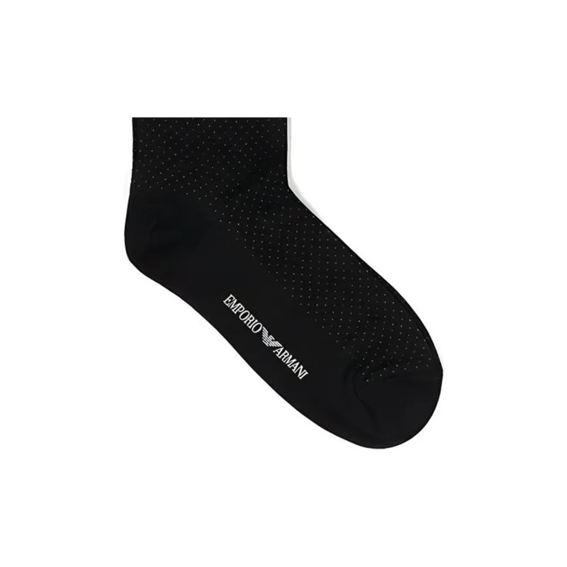 EMPORIO ARMANI SS23 Mid Calf Socks Women's Black-5