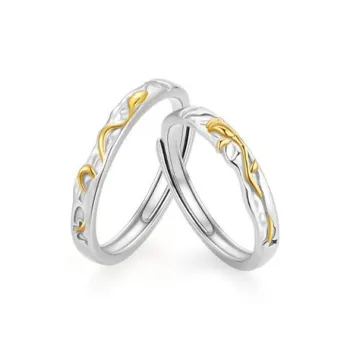 ROGA S999 Fine Silver Rings Unisex