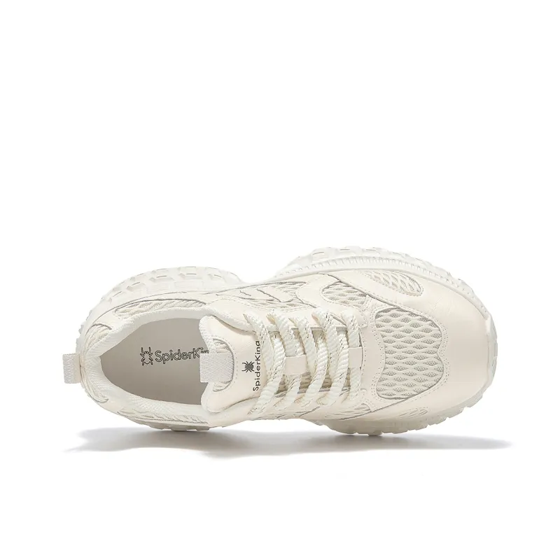 Spider King Low Top Chunky Sneakers Women's Ecru-2