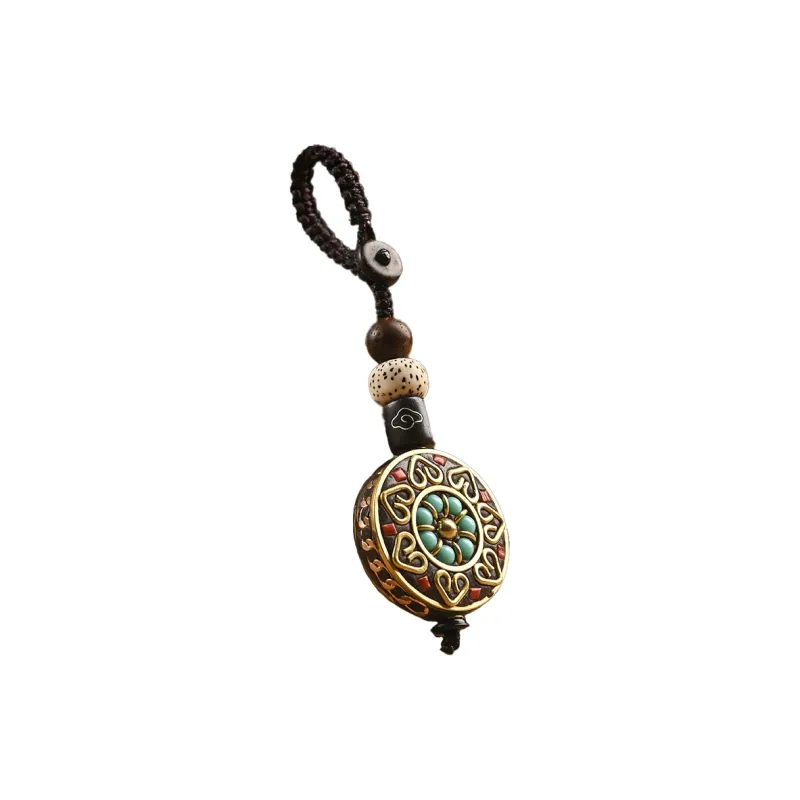 Ryukyu Braided String Keychains Unisex-7