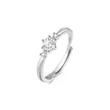 Single Ring Women's[S999 Fine Silver]