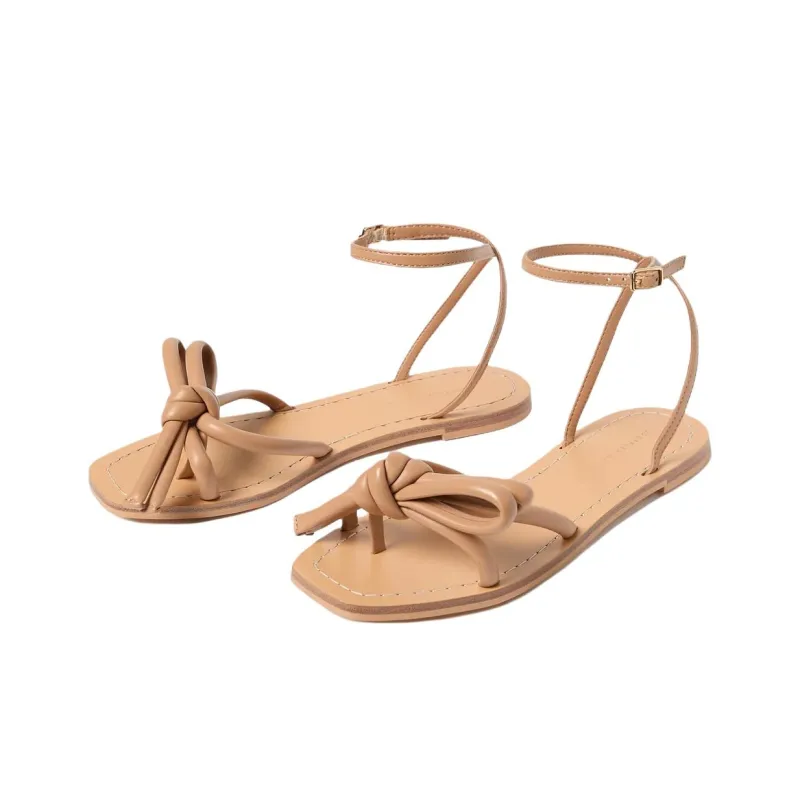 Loeffler Randall Henriette Dune Strap Sandals Women's Beige-3