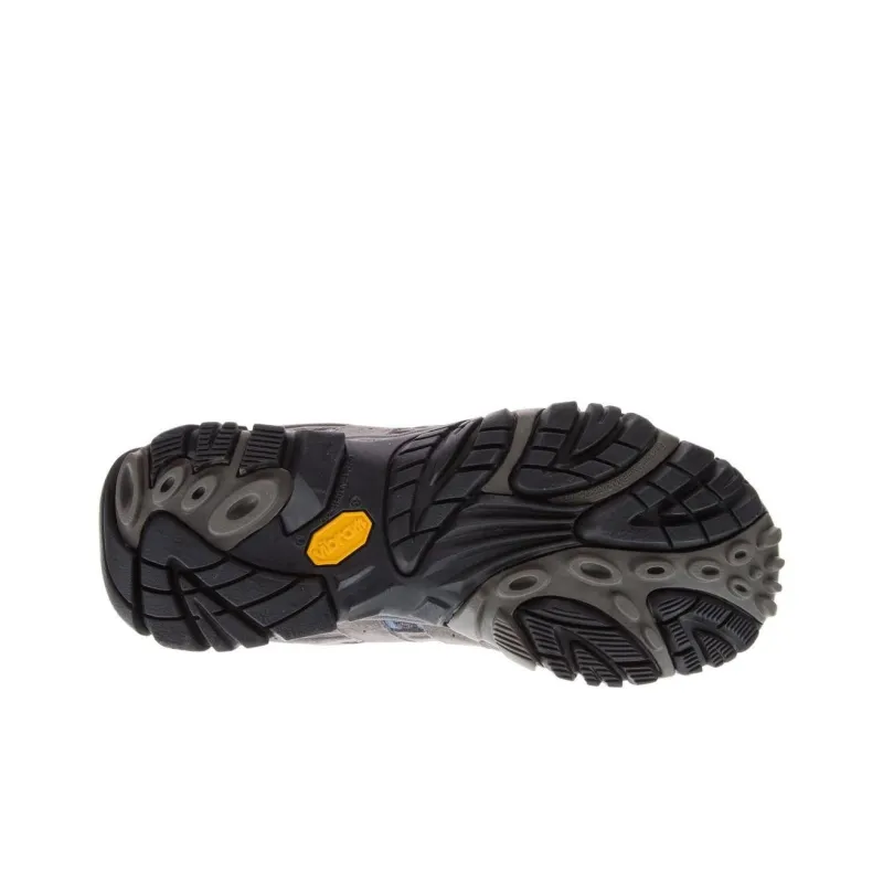 MERRELL Moab 2 Slip-Resistant Water-Resistant Mid-Top Hiking Shoes Women's Gray-4