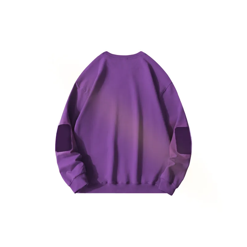 Lulifama Sweatshirt Unisex Dark Violet-1