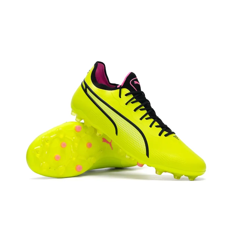PUMA King Ultimate Mg Football Shoes 'Solar Yellow'-6
