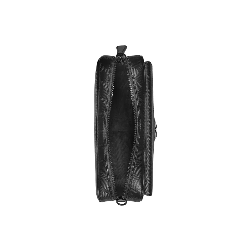 MONTBLANC Cow Leather Messenger Bag Shoulder Bag Crossbody Bag Men's Black-5