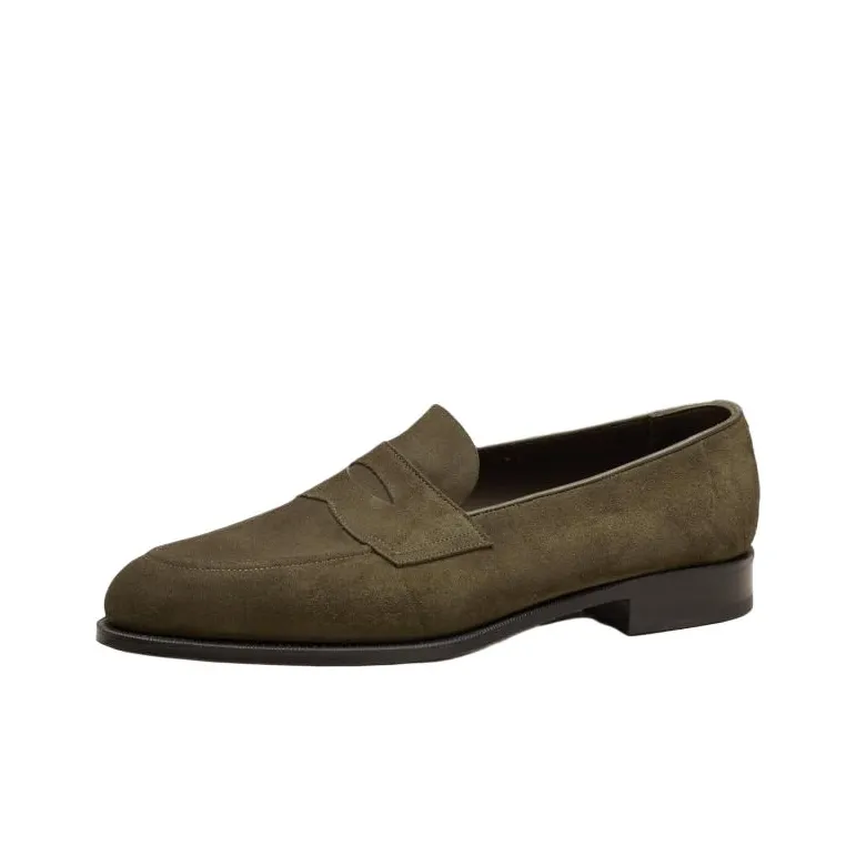 Edward Green Piccadilly Loafers Men's Army Green-2