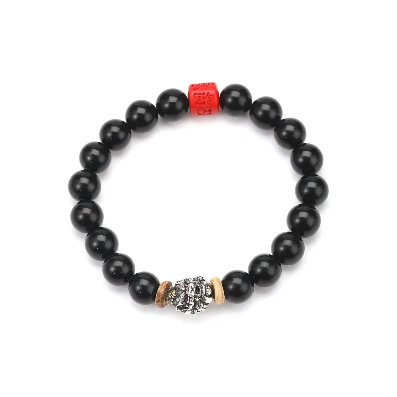 Tanner Obsidian Bracelets Unisex-1