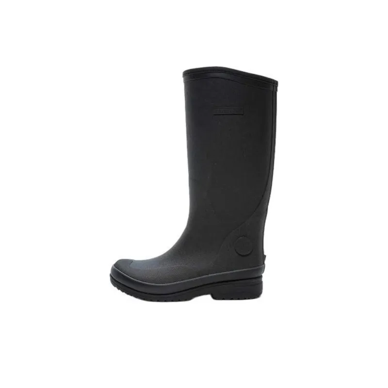 MoonStar Warm Water-Resistant Wear-Resistant Slip-Resistant Rain Boots Men's Black-0