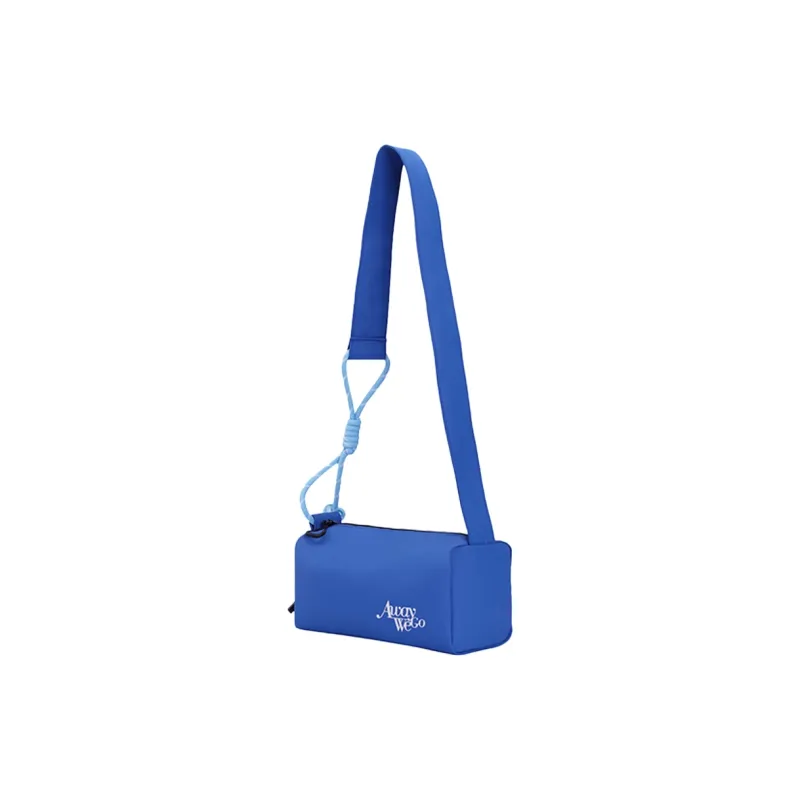 Subtle Fabric, PU Crossbody Bag Unisex Khaki/Blue/Green/Pale Green-11