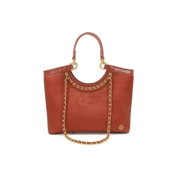 PAYOT Microfiber Synthetic Leather One Shoulder Handbags Regular Women's Brick Red