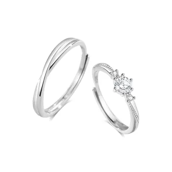 BLANK IN BLANK Sterling Silver Rings Unisex Snake Year Decorative Box