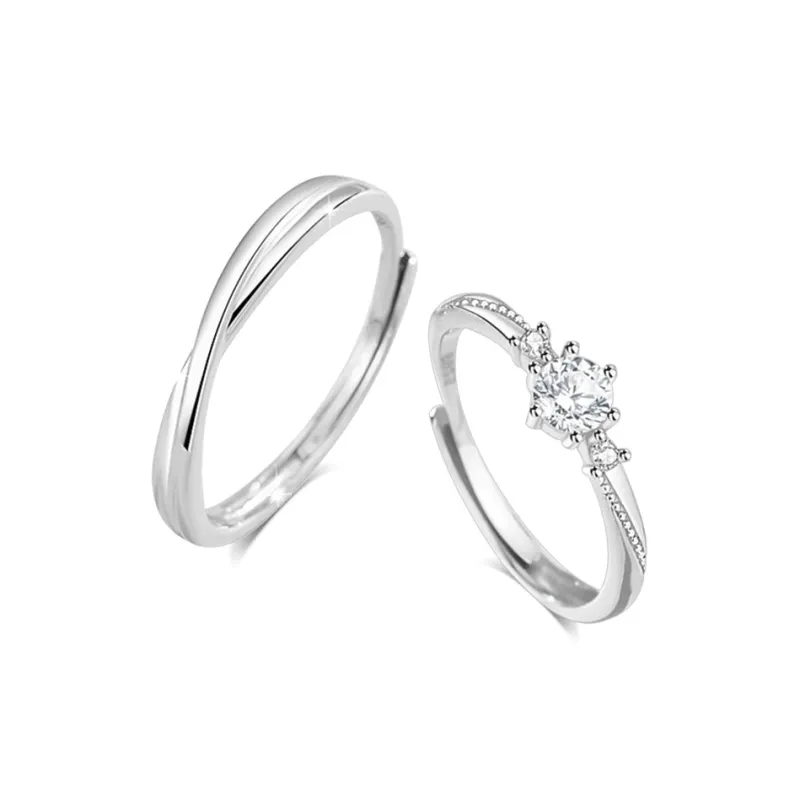 BLANK IN BLANK Sterling Silver Rings Unisex Snake Year Decorative Box-0