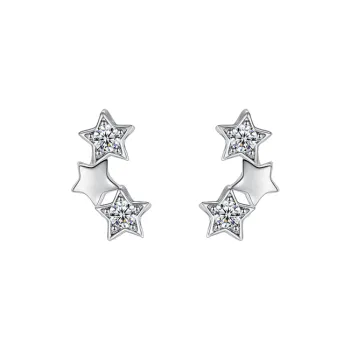 Muyan 999 Fine Silver Stud Earrings Women's