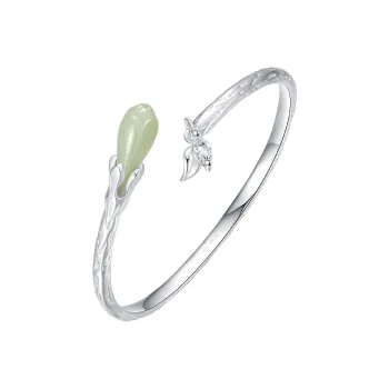 Golden Linmen S999 Fine Silver Sterling Silver Bracelets Unisex
