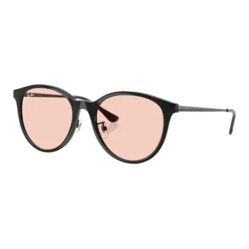 RayBan Metal Injection Round Sunglasses Men's Black