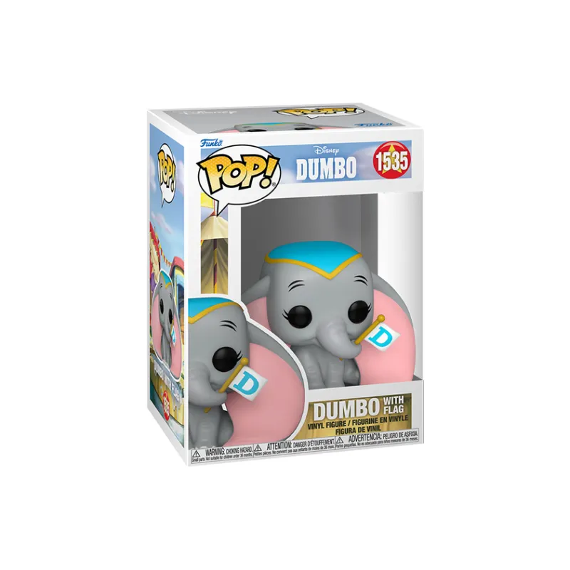 Funko Dumbo With Flag Chibi Figures-1