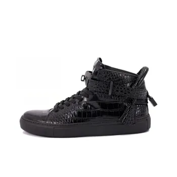 Buscemi Mid Top Skateboard Shoes Men's Black