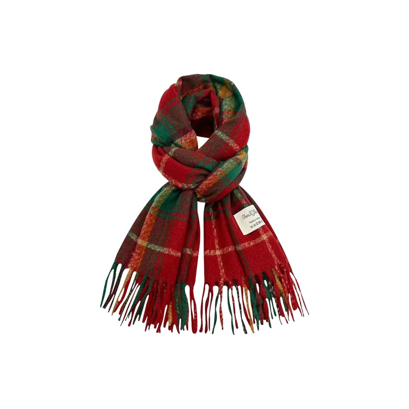 PLAN IN Knit Scarves Unisex-0