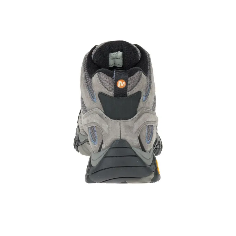 MERRELL Moab 2 Slip-Resistant Water-Resistant Mid-Top Hiking Shoes Women's Gray-3
