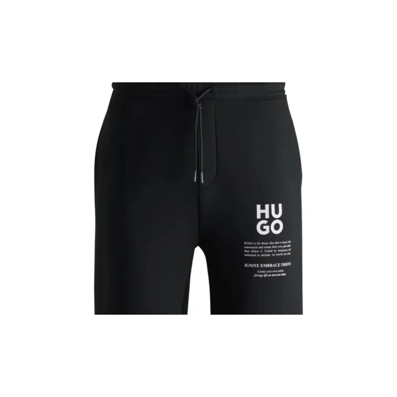 HUGO BOSS Logo And Slogans Print Track Pants-5