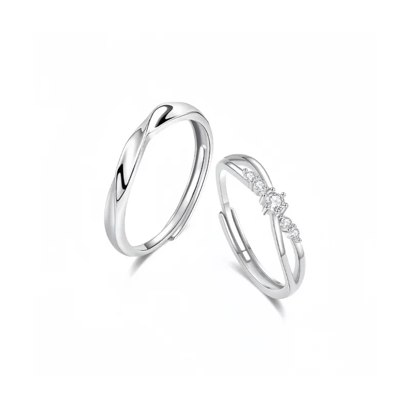 SECU Sterling Silver Rings Unisex-8