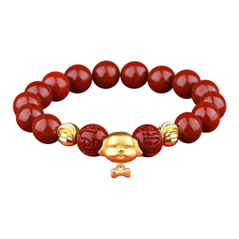 Baozhi Cinnabar Bracelets Unisex-30