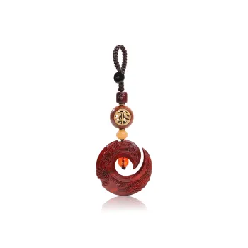 MUSHENGYUAN Bloodwood Keychains Unisex