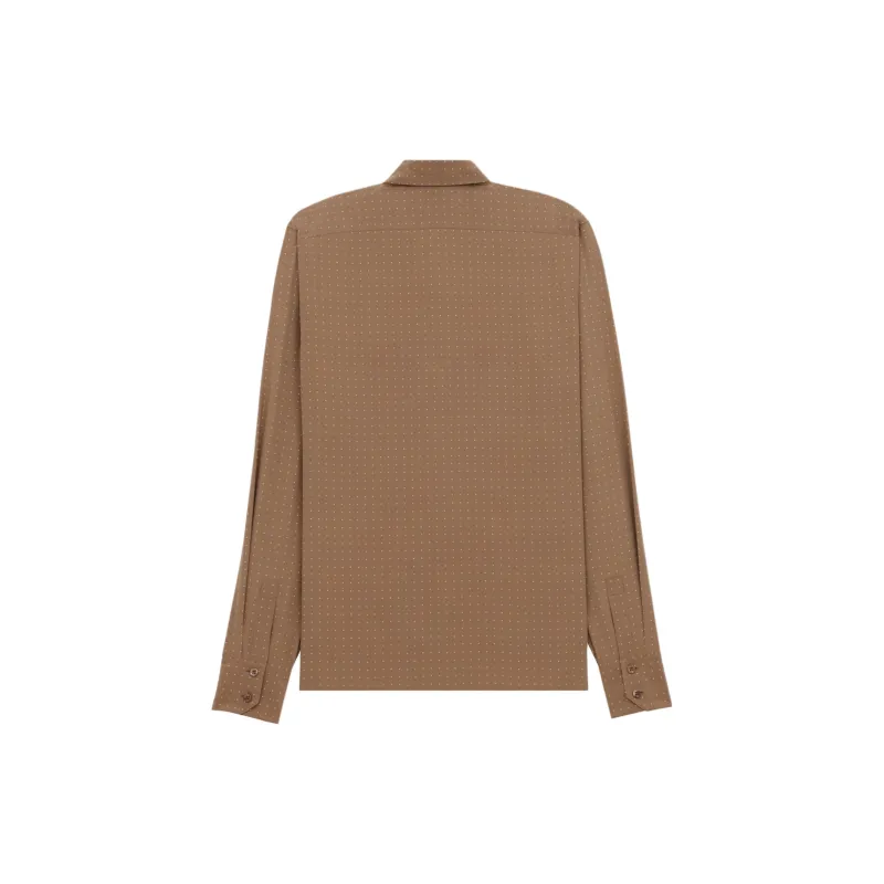SAINT LAURENT Dotted Relaxed Fit Shirt-1