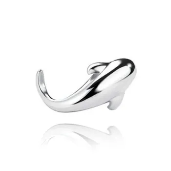 AEMC Sterling Silver Stud Earrings Unisex Silver