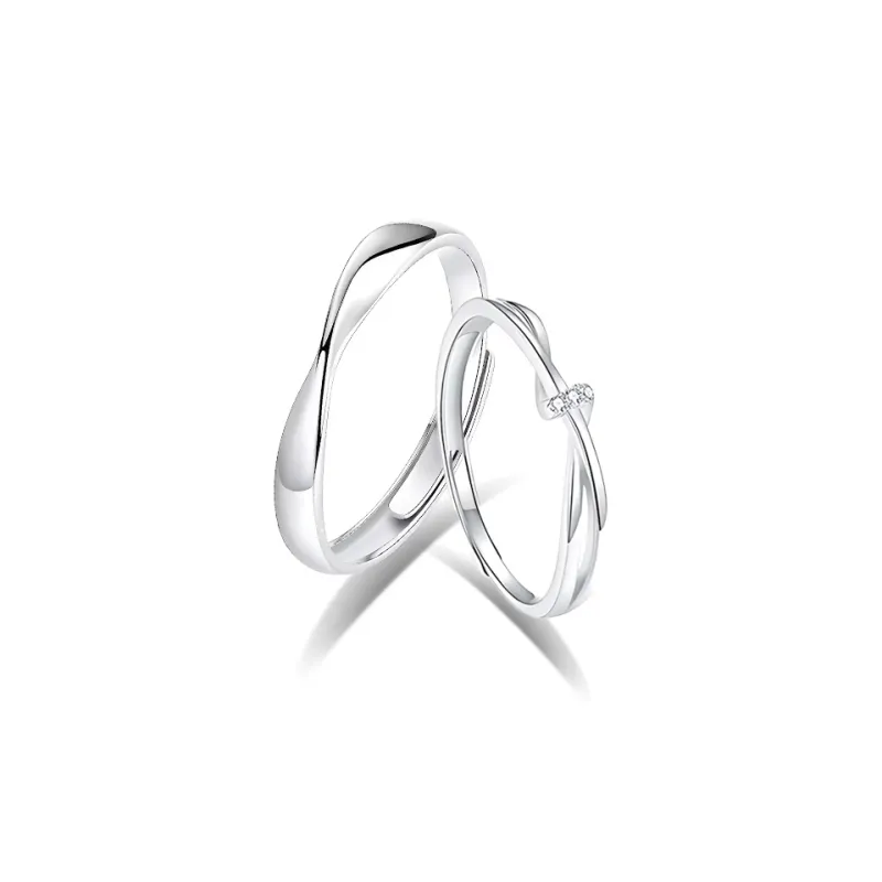 Shiban S999 Fine Silver Rings Unisex-3