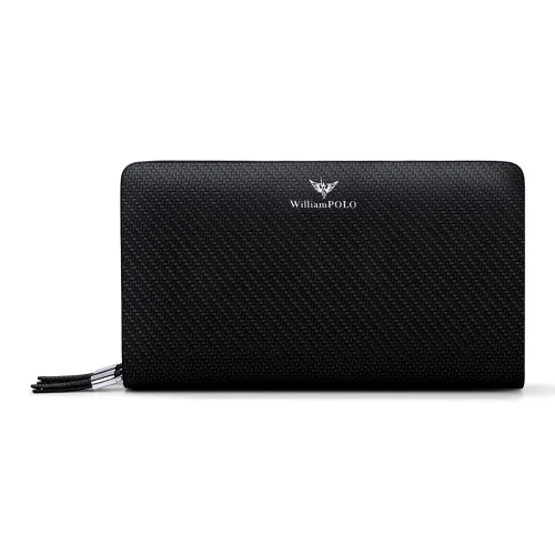 WilliamPOLO Cow Leather Large Capacity Wallet Clutch Regular Men's Multicolor