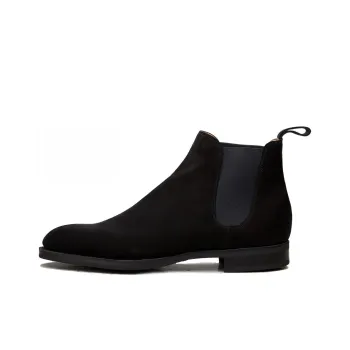 Edward Green Short Chelsea Boots Men's Black