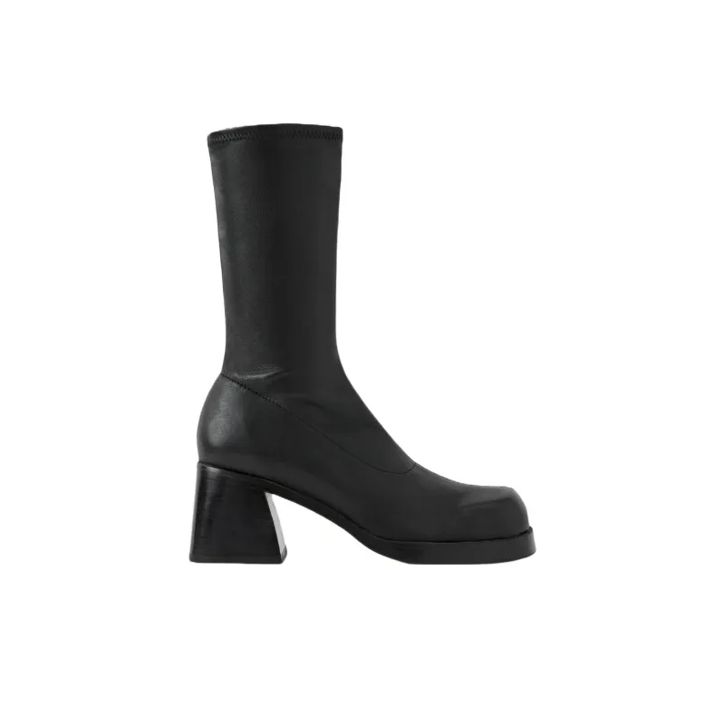MIISTA Ankle Boots 6.5cm Women's Black-1