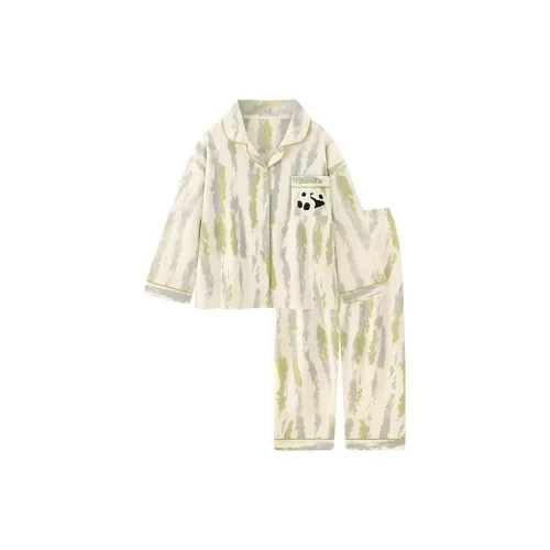 XIAFENYAN Pajama Set Women's Light Green
