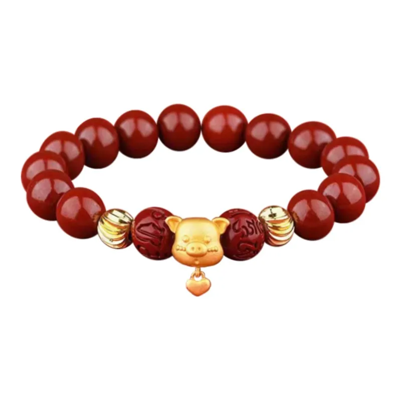 Baozhi Cinnabar Bracelets Unisex-33