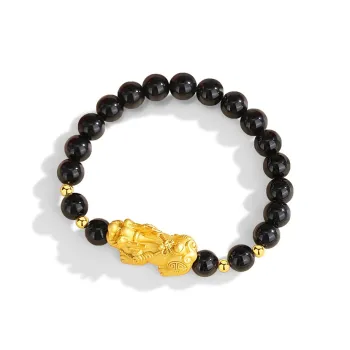CHINA GOLD Agate Bracelets Unisex