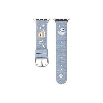 Antey Watch Band Apple Compatibility 175 220mm Denim Fabric