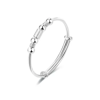 MIAOYINGE S999 Silver Bangles Women's