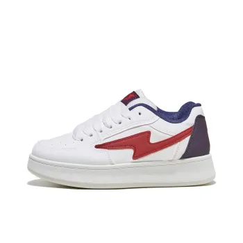 Georgina Goodman Lightweight And Breathable Low Top Skateboard Shoes Women's White Blue Red