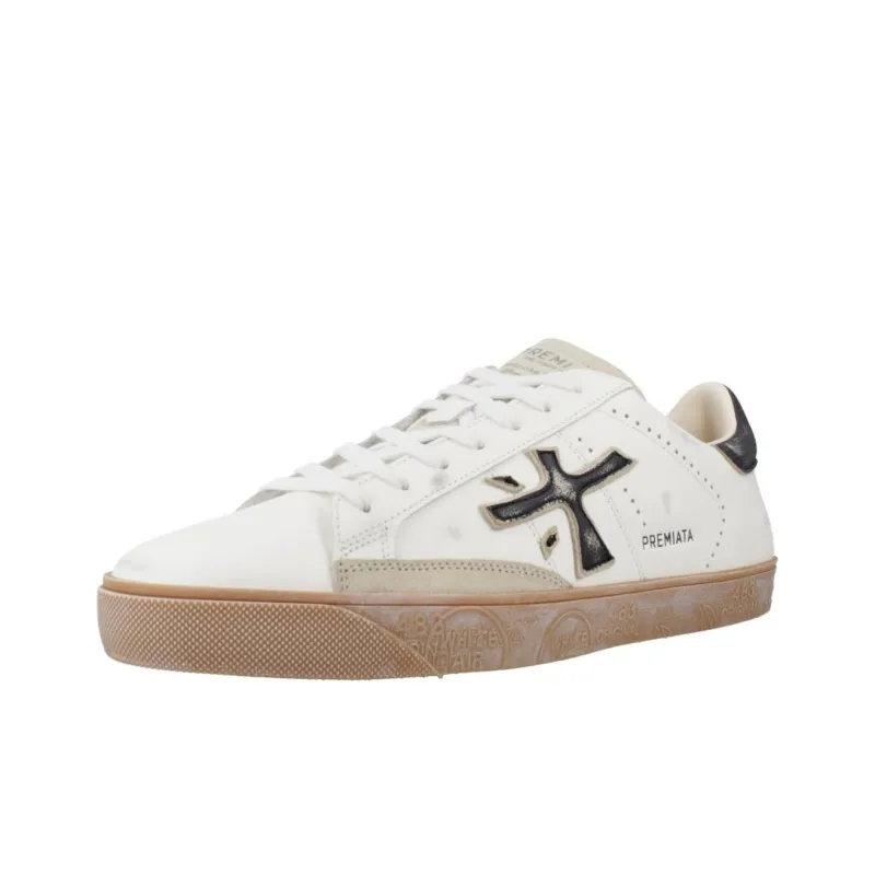 PREMIATA Steven Low-Top Skateboard Shoes Men's Beige-2
