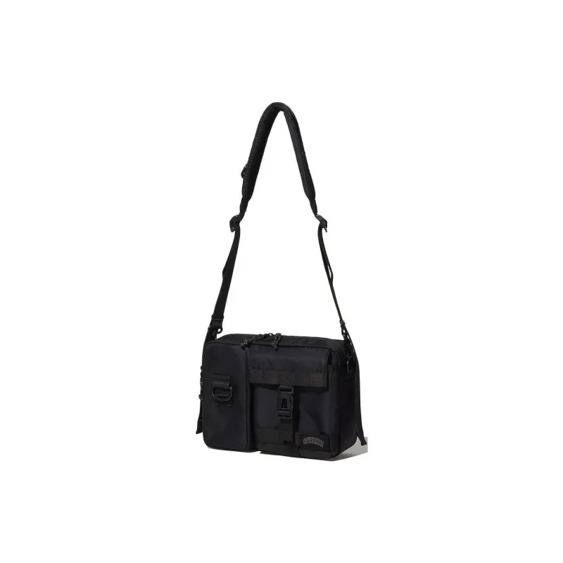 COVERNAT Nylon Shoulder Bag, Crossbody Bag Medium Size Unisex Black-1