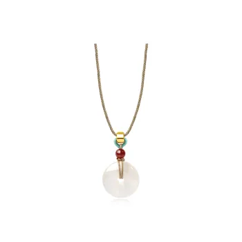 Emerald Chalcedony Necklaces Unisex