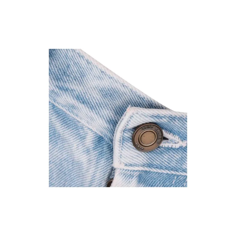 SAINT LAURENT Button Detailed Low Waist Jeans-5
