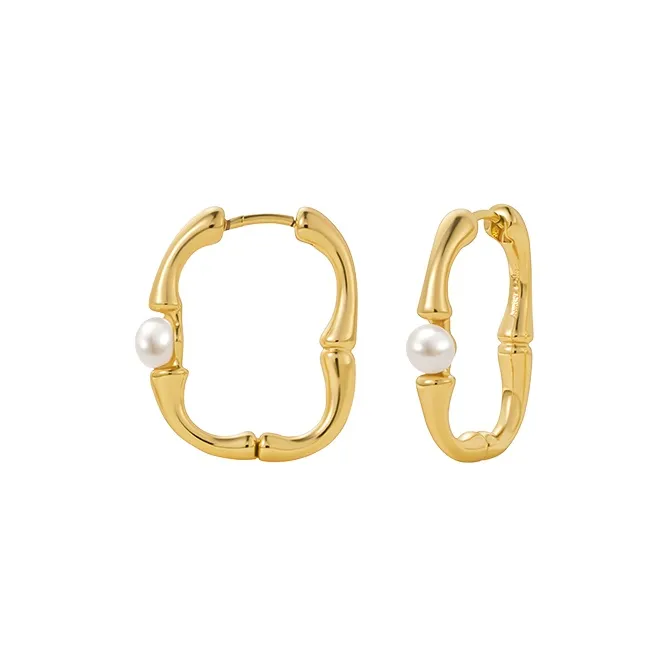 Amber Lollipop Pearl Earrings Women's-0