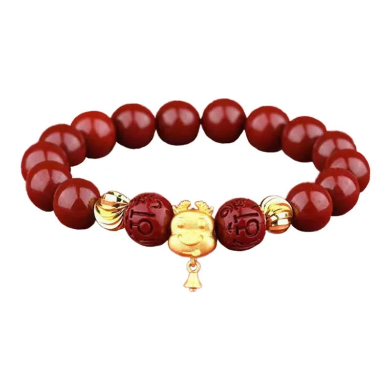Baozhi Cinnabar Bracelets Unisex-3